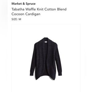 Market Spruce Waffle Cardigan